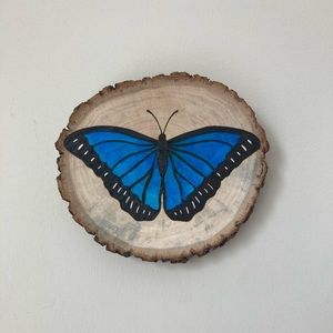 Butterfly - Nature - Pyrography - Home Decor